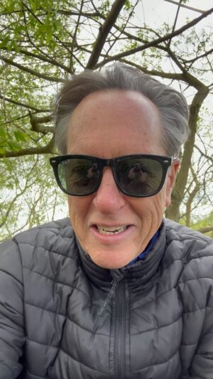 Richard E. Grant Instagram - Eyes like poached oysters after night shooting and my memory cells a spaghetti junction trying to remember lines at 2.20am! 😂