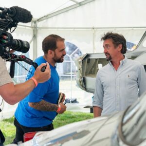 Richard Hammond Instagram - Great day filming at the #londonclassiccarshow @discoveryplusuk #richardhammondsworkshop #thesmallestcog @the.smallest.cog