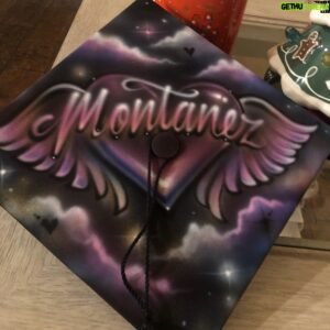 Richard Montañez Instagram - My first grand baby girl graduates this Saturday from APU. She had this made on her graduation cap. Your identity is part of your destiny. RPM @leximontanez @nichole_montanez