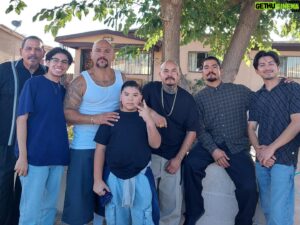 Richard Montañez Instagram - My 3 grandsons are in my movie with this crew of amazing actors. Movie is going to be Flamin hot. RPM  @deuce_on_deez