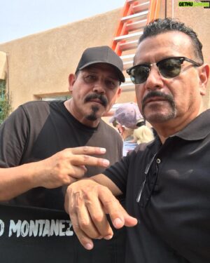 Richard Montañez Instagram - Flamin Hot set with the Padrino. I’m looking for the next big story. RPM