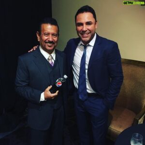 Richard Montañez Instagram - Will be a great fight tonight. Thanks for the tickets Oscar.