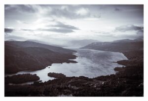 Richard Rankin Instagram - Loch Katrine from Ben A’An. #leicam10monochrom @leicauk