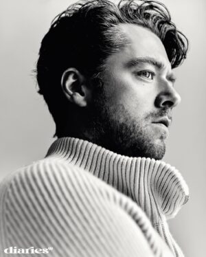 Richard Rankin Instagram - @thediaries99 shoot
Photographed by @smiggi 
styled by @ericdownstylist 
grooming by @sandrahahnel