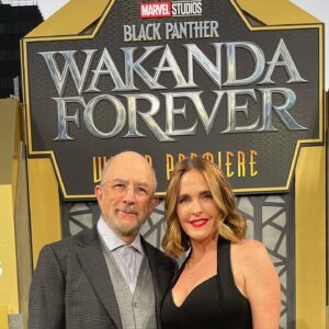 Richard Schiff Instagram - One of us is in this film. We are going to see how we did. We already know the movie is going to be fantastic. The rest we’re not so sure about. @sheilakelleys @marvel #wakandaforever