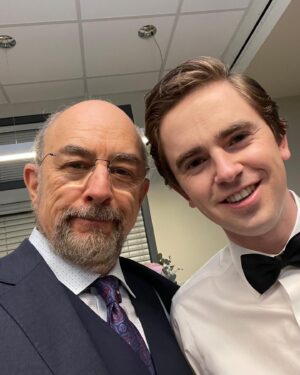 Richard Schiff Instagram - Just another day at work in paradise on  the set of #thegooddoctor.