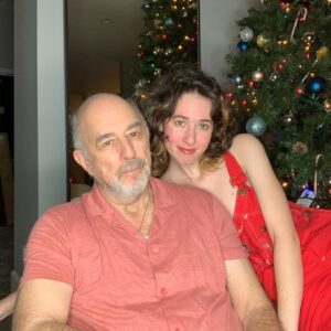 Richard Schiff Instagram - Happy 21st to my most beautiful, stunningly talented grown up daughter.  I love you 21 times more and then add infinity. Follow her if you dare. @rub.y.y 
Daddio