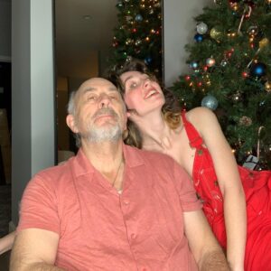 Richard Schiff Instagram - Happy 21st to my most beautiful, stunningly talented grown up daughter.  I love you 21 times more and then add infinity. Follow her if you dare. @rub.y.y 
Daddio