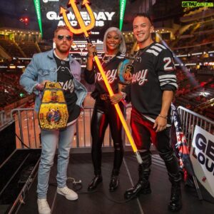 Richard Starks Instagram - Touched down in Newark for the @njdevils game and it was an absolute success! @prucenter top class hospitality and great company to go along with it. Time to get ready for #aewfullgear 🕺 #absolute