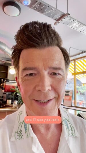 Rick Astley Instagram - I am back at @latitudefest this summer and you can join me there with @threeuk 🙌 Hit the like button on this post and tag a mate to be in with a chance to meet me and catch the show. T&Cs apply.