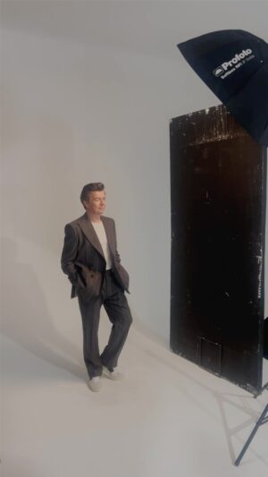 Rick Astley Instagram - Getting ready for the cover shoot for Never: The Autobiography 📸 Hit the link in my bio to order now.