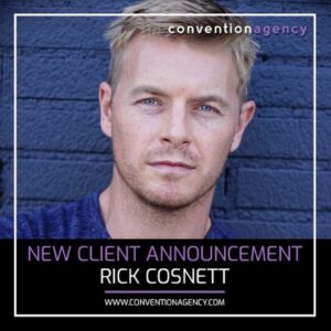 Rick Cosnett Instagram - I love comic cons! And I want to come to yours! Inquire here: @conventionagency  Repost from @conventionagency
•
We are so happy to be working with the amazing @Rickcosnett exclusively for event appearances - We are thrilled to welcome the star of #TheFlash and #TheVampireDiaries to our agency family! ⚡

#CobaltBlue #EddieThawne #Quantico #TVD #FlashCW