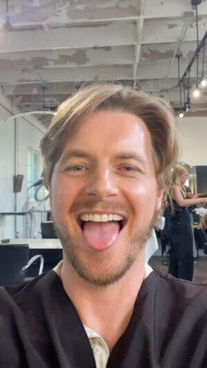 Rick Cosnett Instagram - @matrix @georgepapanikolas @andylecomptesalon