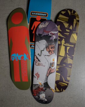 Rick Howard Instagram - @simonbannerot 🏆 boards available at skateshops and Crailstore.com, now shipping worldwide ✨

#SimonBannerot 
#GirlSkateboards