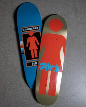 Rick Howard Instagram - @simonbannerot 🏆 boards available at skateshops and Crailstore.com, now shipping worldwide ✨

#SimonBannerot 
#GirlSkateboards