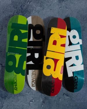 Rick Howard Instagram - Girl Rising 🚺⬆️ new planks available at skateshops and Crailstore.com, now shipping worldwide! 🌐

#GirlSkateboards