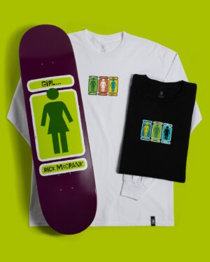 Rick Howard Instagram - we love @mccranker 💜💚 Rick’s new Hand Shaker deck is now available at skateshops worldwide and Crailstore.com 📲

#RickMcCrank
#GirlSkateboards