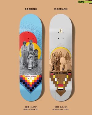 Rick McCrank Instagram - Colonialism is a skateboard company based out of Regina,
Saskatchewan in Treaty 4 (1874) territory. Our primary objective is to educate the public on elements of the history and culture of Indigenous peoples (First Nations, Métis, and Inuit) in Canada through our love for skateboarding.
The Colonialism X Girl Skateboards collaboration
celebrates and supports Indigenous families and youth while
drawing attention to the legacy of colonialism in undermining and upending Indigenous family and culture. Indigenous understandings of family are strongly rooted in traditional ways of knowing and being. Many Indigenous peoples recognize family as including not only parents and siblings, but also ancestors and extended family, Elders, and members of the wider community. The phrase 'all my relations' captures the broad way in which
family is defined in Indigenous communities, as it emphasizes interconnectedness, the relationship between all people, and the unique roles that family and community play in supporting children's sense of belonging and wellbeing.
 In the spirit of supporting Indigenous youth, a portion of the
Colonialism X Girl Skateboards collaboration will go to Nations Skate Youth - a non-profit Indigenous-led organization that inspires youth and encourages the importance of keeping culture and traditions alive while at the same time, showing Indigenous youth the capabilities of what skateboarding can bring into their lives in a positive
way." @colonialismskateboards @nationskateyouth