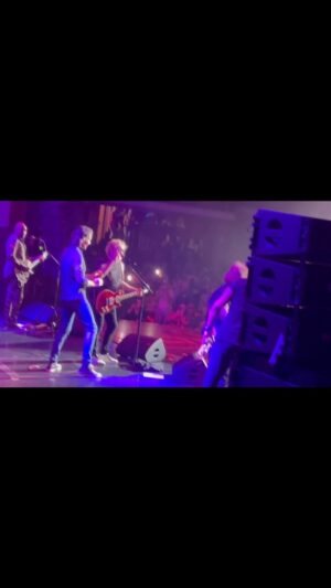 Rick Springfield Instagram - Bret Michaels and me joining ‘Sammy and The Circle’ during “Finish What Ya Started” on the Rock Legends Cruise. 🚢🏝️