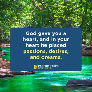 Rick Warren Instagram - The closer you get to God, the more energy, vitality, and passion you will have. Discover more about why you’ve got to open your heart to Jesus in today’s #DailyHope devotional. Click the link in profile or visit http://bit.ly/pastorrick.