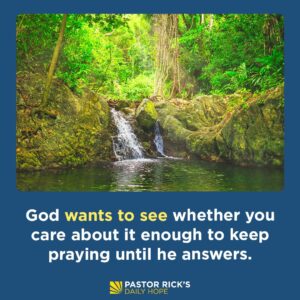 Rick Warren Instagram - When you feel hopeless, prayer should be the first place you turn. Discover more about this wise choice in today’s #DailyHope devotional. Click the link in profile or visit http://bit.ly/pastorrick.