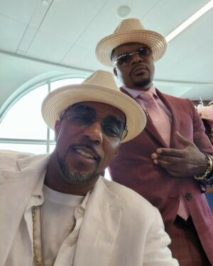 Ricky Bell Instagram - First Kentucky Derby! No better way to do it.  2022 @therealralphtresvant