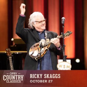 Ricky Skaggs Instagram - Don't miss Ricky Skaggs, live at the @opry tonight, October 27 for Opry Country Classics! Go see the Opry live or listen on @wsmradio! Tickets available at: opry.com!
.
.
.
#opry #grandoleopry #rickyskaggs #oprycountryclassics #wsm #wsmradio #countrymusic #bluegrass