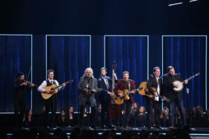Ricky Skaggs Instagram - Happy CMA Awards day! Here’s some flashback photos from Ricky Skaggs and his band Kentucky Thunder performing a medley of songs on the @cma Awards stage 5 years ago in honor of his becoming a new member of the @countrymusichof! Good luck to all of the nominees and performers tonight!
.
Photo: Donn Jones/Country Music Association, Inc. ©️Country Music Association, Inc. All rights reserved.
.
.
.
#cma #cmaawards #rickyskaggs #countrymusichalloffame #countrymusic #countrymusicassociation
