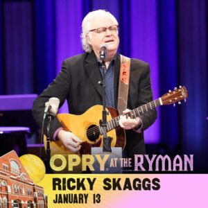 Ricky Skaggs Instagram - Don’t miss Ricky Skaggs live on the @opry at @theryman tonight January 13! The show is SOLD OUT but you can still tune-in from home. Visit opry.com for more info! @wsmradio 
.
.
.
.
#grandoleopry #ryman #rymanauditorium #bluegrass #bluegrassmusic #rickyskaggs #nashville #opryattheryman