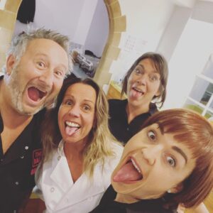 Ricky Wilson Instagram - My wedding caterers @thebarnalmondbury who I left my phone with… and they took pictures… 
(That’s Grace’s old boss Ben on the left) Thanks guys. Especially for the late night petrol station run ;) xxx