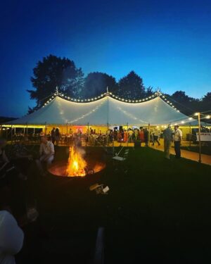 Ricky Wilson Instagram - A huge thanks to the @thecanvastentco for not only the prettiest tent in the whole wide world but also honoured the deposit we put down about 4 years ago. Thank you for the roof over our dancing and for being so brilliant. Proper Marquee-smiths. Xxx