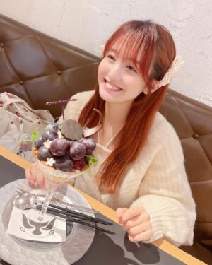 Rika Nakagawa Instagram - .
夜パフェ🤤🍇🤍🌙