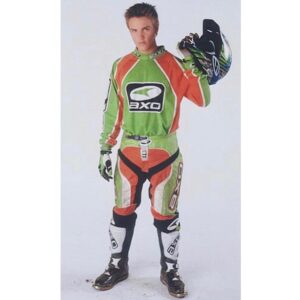 Riley Smith Instagram - You guys! I have a brand new movie out called Motocrossed. In it, I play a 20 year old dirt bike rider named Dean Talon. It was a real acting stretch but I think I pulled it off. I mean, this is the kind of movie people could be watching 20 years from now.
Special thanks to @disneyplus 😎
#motocrossed #motocross #fbf .
.
.
Full disclosure- I still have this entire uniform and it will someday be a fun Halloween costume.