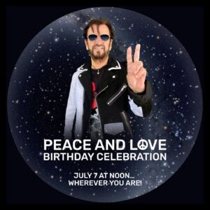 Ringo Starr Instagram - To celebrate Ringo Starr’s birthday on July 7, 2022, @ArtemisMusicEnt beamed Ringo’s music and messages of Peace and Love to the International Space Station (ISS) and to the stars!
Ringo gave the “launch” command from a special celebration at his Peace and Love statue in Los Angeles to the Artemis Space Network Mission Control Center in Houston, beginning a musical space mission of Peace and Love to orbit the world and travel across the universe.
Ringo’s Peace and Love Space Mission includes Ringo’s “Starr Song,” created by “sonifying” the celestial stars over Liverpool the day Ringo was born, and “Let’s Change the World,” the title cut from his album released in September 2021.
Ringo’s “Starr Song” and “Let’s Change the World” are now traveling across the universe – carrying Ringo’s message of Peace and Love from planet Earth.
You can experience Ringo’s Starr Song & more here: http://paradox.one/ringostarrsong