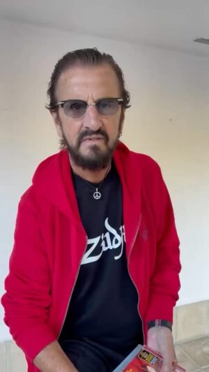 Ringo Starr Instagram - What’s happening it’s all happening rewind forward now and then now and then I actually well of still every time. I hear it  peace and love everybody. Ringo. 😎✌️🌟❤️🌈🍒🎶🥦
