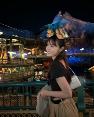Rinka Otani Instagram - 今週どうだった？雨大変だったよね
載せそびれディズニー🎞️🧞‍♂️