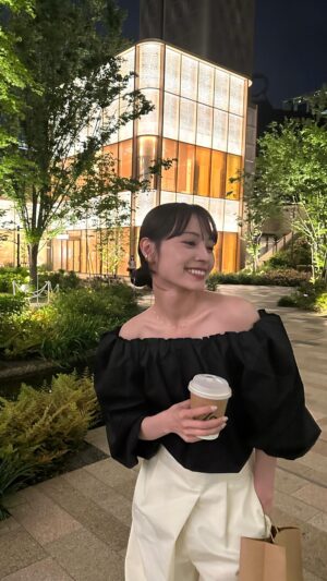 Rinka Otani Instagram - お散歩~☕️