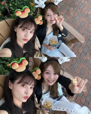 Rinka Otani Instagram - 今週どうだった？雨大変だったよね
載せそびれディズニー🎞️🧞‍♂️