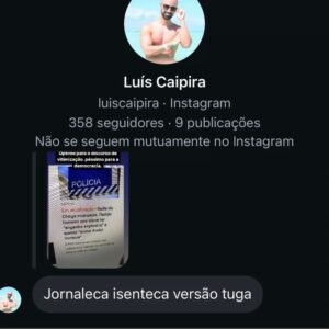Rita Marrafa de Carvalho Instagram - Liberdade de expressão do bem. 😎
