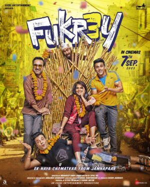 Ritesh Sidhwani Instagram - Iss baar hoga ch u̶ amatkaar,  straight from Jamnapaar! #Fukrey3 arriving in cinemas on 7th September, 2023.

@pulkitsamrat @fukravarun @oyemanjot @pankajtripathi @therichachadha @mriglamba @faroutakhtar @excelmovies @vipulhappy @amalendu_dop @kassimjagmagia @vishalrr @aafilms.official @zeemusiccompany