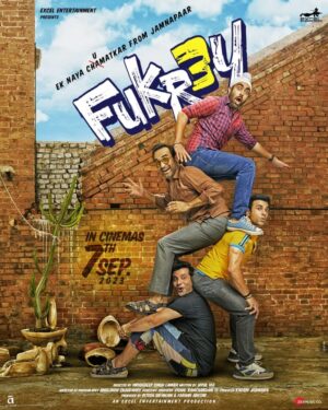 Ritesh Sidhwani Instagram - Iss baar hoga ch u̶ amatkaar,  straight from Jamnapaar! #Fukrey3 arriving in cinemas on 7th September, 2023.

@pulkitsamrat @fukravarun @oyemanjot @pankajtripathi @therichachadha @mriglamba @faroutakhtar @excelmovies @vipulhappy @amalendu_dop @kassimjagmagia @vishalrr @aafilms.official @zeemusiccompany