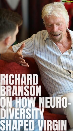 Riyadh Khalaf Instagram - Sometimes the hidden magic of a neurogivergent brain can be overshadowed by the difficulties it can bring. I loved this answer from @richardbranson as he reflects on 40 years of Virgin Atlantic ❤️🧠✈️