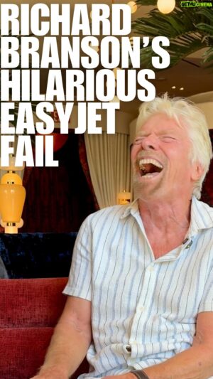 Riyadh Khalaf Instagram - He could normally buy the plane, but on this occasion, couldn’t even buy a packet of nuts. Gotta love the founder of @virginatlantic flying @easyjet on his hols and *trying* to be mister generous. Hope they bought you a cheeky lil snack @richardbranson! 😂✈️ 🥜