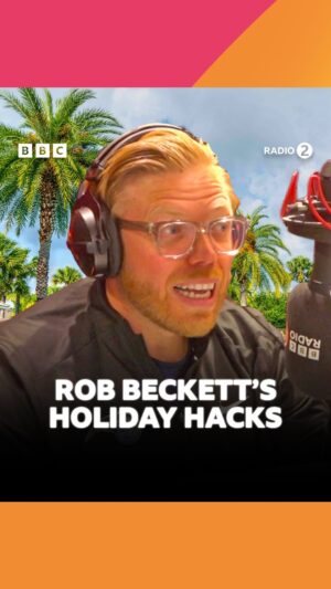Rob Beckett Instagram - Is claiming a sun lounger with a beach towel on holiday ok? 🤔 ⛱️