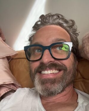 Rob Benedict Instagram - When @ruthie_connell tells you you’ve got good lighting during a FaceTime call —you pose.