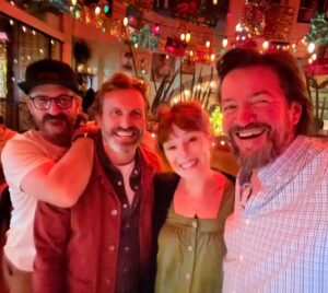 Rob Benedict Instagram - Camera operators take the best selfies. 
So fun to reunite with @cw_supernatural A CAM operator, Emmy nominated @creasser. 
@dicksp8jr @ruthie_connell #spnfamily