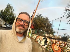 Rob Benedict Instagram - And a double effin rainbow to boot. 🌈