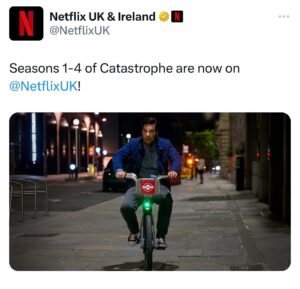 Rob Delaney Instagram - 🚨CATASTROPHE • NOW • ALL 4 SERIES ON @netflixuk • WATCH NOW • PUT THIS POST IN YOUR STORIES • DO IT DO IT DO IT 🚨