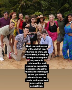 Rob Mariano Instagram - Thank you so much to everyone! #DealorNoDealIsland was such an incredible Journey!!!🏝️ @nbc @peacock @endemolshineus @dealornodealtv @joemanganiello @howiemandel @dontcallmeayayron @itsmejofo @claudiajordan @nickyy__g @alyssaklinzing @doctor_midwife @kimmattina @okcamy_mccoy @brantzenpoker @jamilsipes1 @dawsonaddis @mirandaroseharrison @itskamarilove @ben_crof