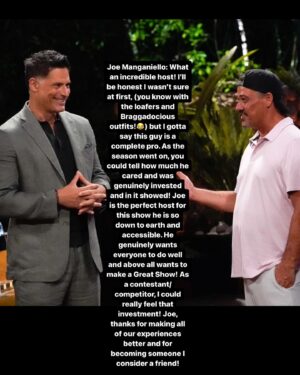 Rob Mariano Instagram - Thank you so much to everyone! #DealorNoDealIsland was such an incredible Journey!!!🏝️ @nbc @peacock @endemolshineus @dealornodealtv @joemanganiello @howiemandel @dontcallmeayayron @itsmejofo @claudiajordan @nickyy__g @alyssaklinzing @doctor_midwife @kimmattina @okcamy_mccoy @brantzenpoker @jamilsipes1 @dawsonaddis @mirandaroseharrison @itskamarilove @ben_crof